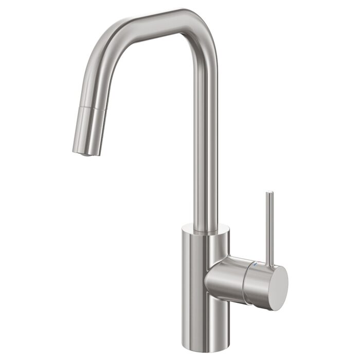 ÄLMAREN Miscelatore con doccetta estraibile - color acciaio inox