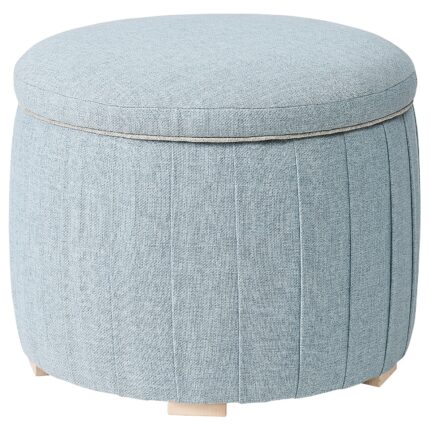 ÅTERLÖGA Pouf - con contenitore/Kilanda azzurro