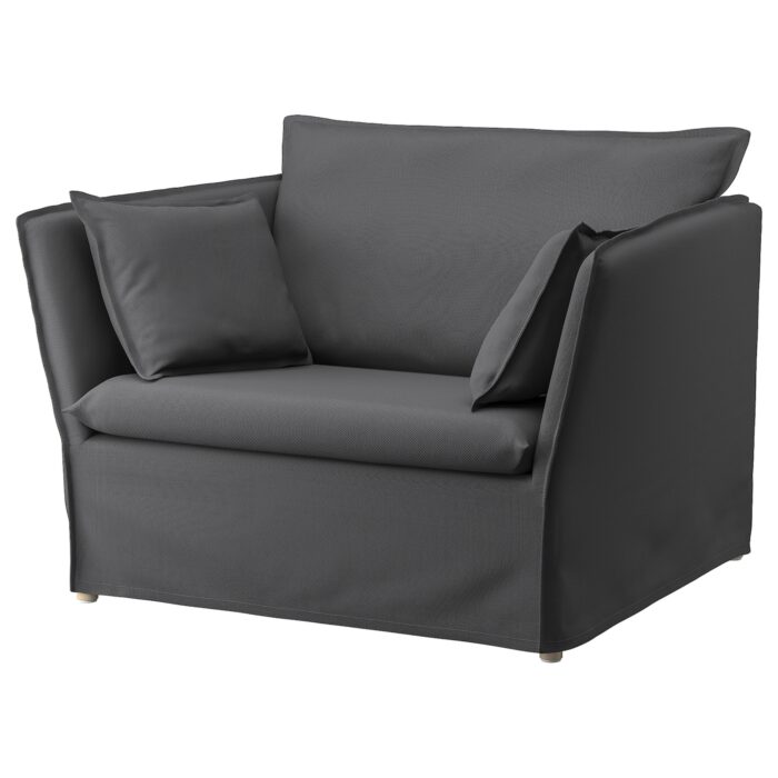 BACKSÄLEN Poltrona 1,5 posti - Hallarp grigio