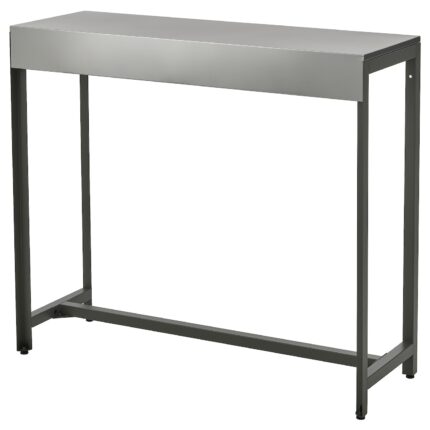 BÅTSKÄR Tavolo bar - da esterno/grigio scuro 120x40 cm
