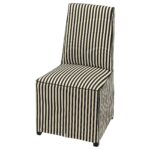 BERGMUND Sedia con fodera lunga - nero/nero/bianco