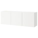BESTÅ Combinazione di mobili da parete - bianco/Lappviken bianco 180x42x64 cm