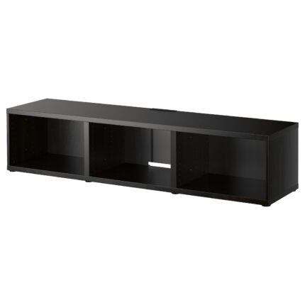 BESTÅ Mobile TV - marrone-nero 180x40x38 cm