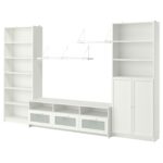 BILLY / BRIMNES Combinazione per TV - bianco 340x41x202 cm