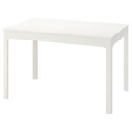 EKEDALEN Tavolo allungabile - bianco 120/180x80 cm