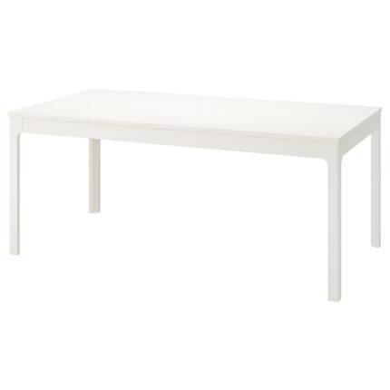 EKEDALEN Tavolo allungabile - bianco 180/240x90 cm