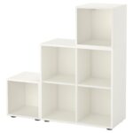 EKET Combinazione di mobili con piedini - bianco 105x35x107 cm