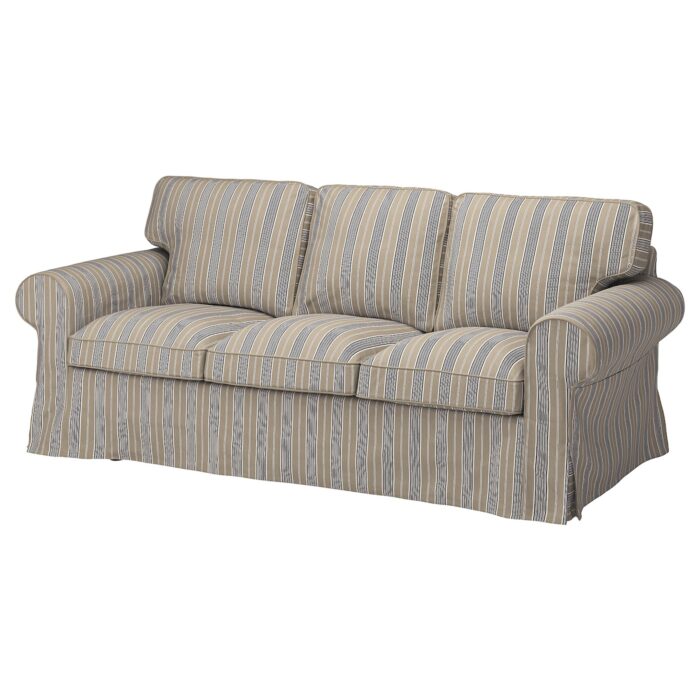 EKTORP Divano a 3 posti - Karlshov beige/multicolore