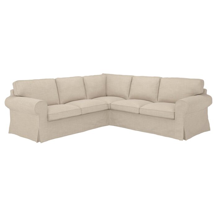 EKTORP Divano angolare a 4 posti - Hillared beige