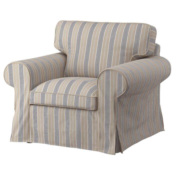 EKTORP Poltrona - Karlshov beige/multicolore