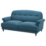 ESSEBODA Divano a 2 posti - Tallmyra blu/marrone