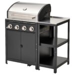 GRILLSKÄR Barbecue a gas con isola cucina - inox/da esterno 111x61 cm