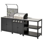 GRILLSKÄR Cucina da esterno/barbecue a gas - inox 258x61x176 cm
