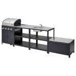 GRILLSKÄR Cucina da esterno/barbecue a gas - inox 330x61 cm