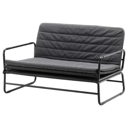 HAMMARN Divano letto - Knisa grigio scuro/nero