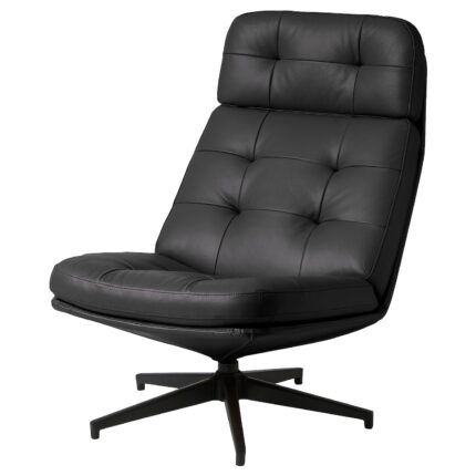 HAVBERG Poltrona girevole - Grann/Bomstad nero
