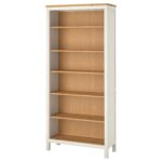 HEMNES Libreria - mordente bianco/marrone chiaro 90x197 cm
