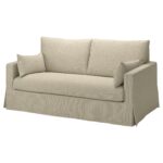 HYLTARP Divano letto a 2 posti - Hemmesta beige chiaro