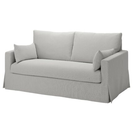 HYLTARP Divano letto a 2 posti - Tallmyra bianco/nero