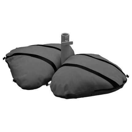 IGGÖN Base ombrellone/sacchi per sabbia - grigio scuro 60x60 cm