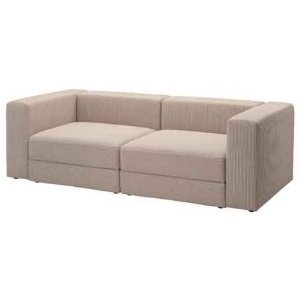JÄTTEBO Divano a 3 posti componibile - Samsala grigio-beige