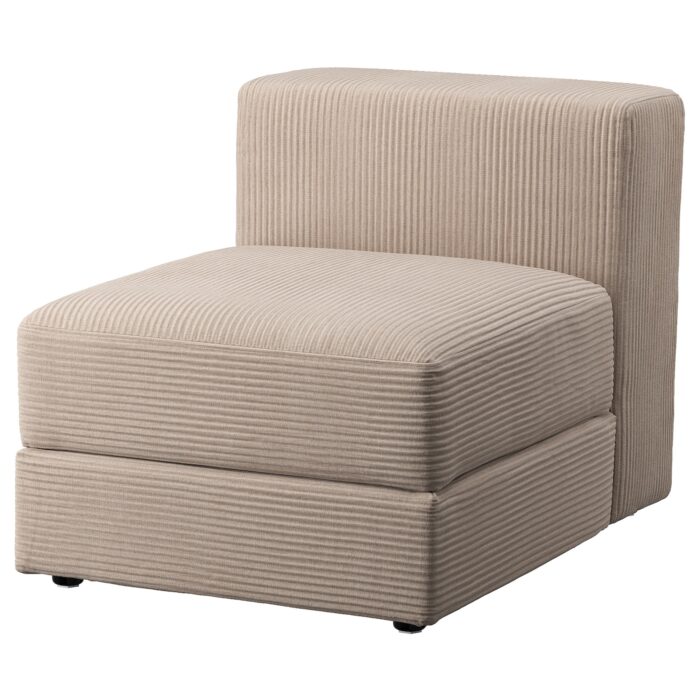 JÄTTEBO Elemento 1 posto con contenitore - Samsala grigio-beige