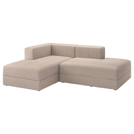 JÄTTEBO Moduli chaise-longue - Samsala grigio-beige