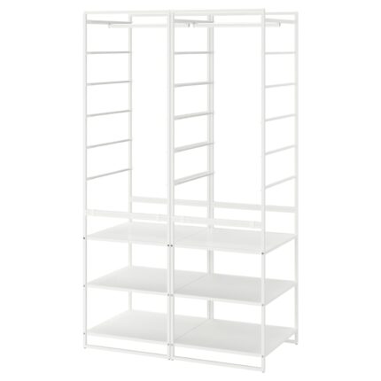 JONAXEL Combinazione di guardaroba - bianco 99x51x173 cm