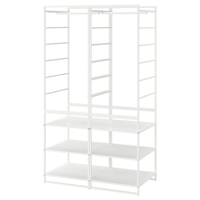 JONAXEL Combinazione di guardaroba - bianco 99x51x173 cm