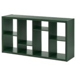 KALLAX Scaffale - verde scuro 147x77 cm