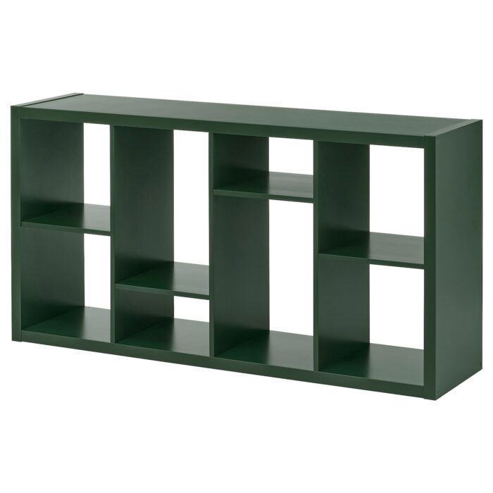 KALLAX Scaffale - verde scuro 147x77 cm