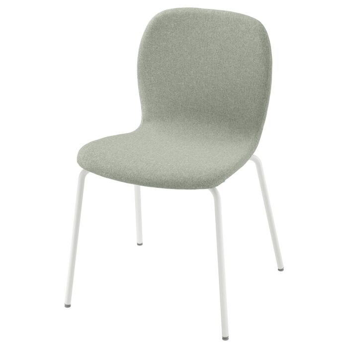 KARLPETTER Sedia - Gunnared verde chiaro/Sefast bianco