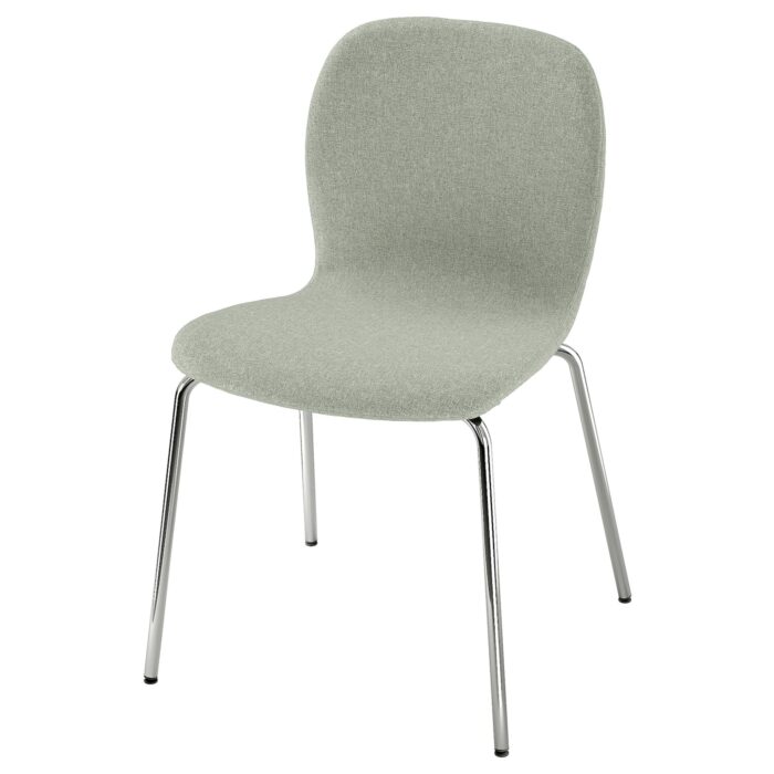 KARLPETTER Sedia - Gunnared verde chiaro/Sefast cromato