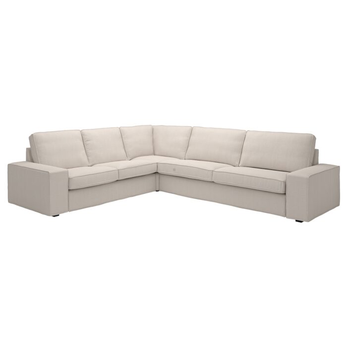 KIVIK Divano angolare a 5 posti - Tresund beige chiaro