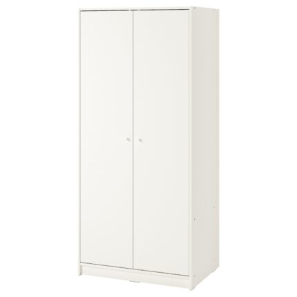 KLEPPSTAD Guardaroba con 2 ante - bianco 79x176 cm