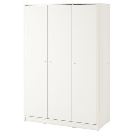 KLEPPSTAD Guardaroba con 3 ante - bianco 117x176 cm