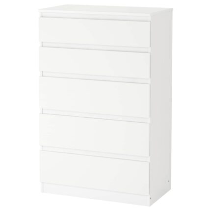KULLEN Cassettiera con 5 cassetti - bianco 70x112 cm