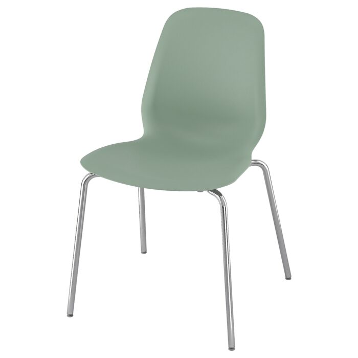 LIDÅS Sedia - verde/Sefast cromato