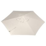 LINDÖJA Telo per ombrellone - grigio chiaro-beige 300 cm