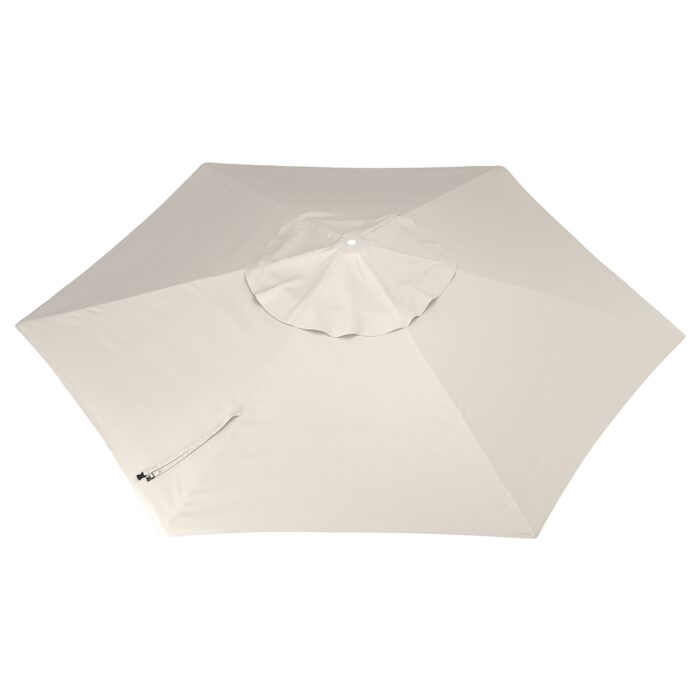 LINDÖJA Telo per ombrellone - grigio chiaro-beige 300 cm