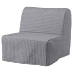 LYCKSELE MURBO Poltrona letto - Knisa grigio chiaro