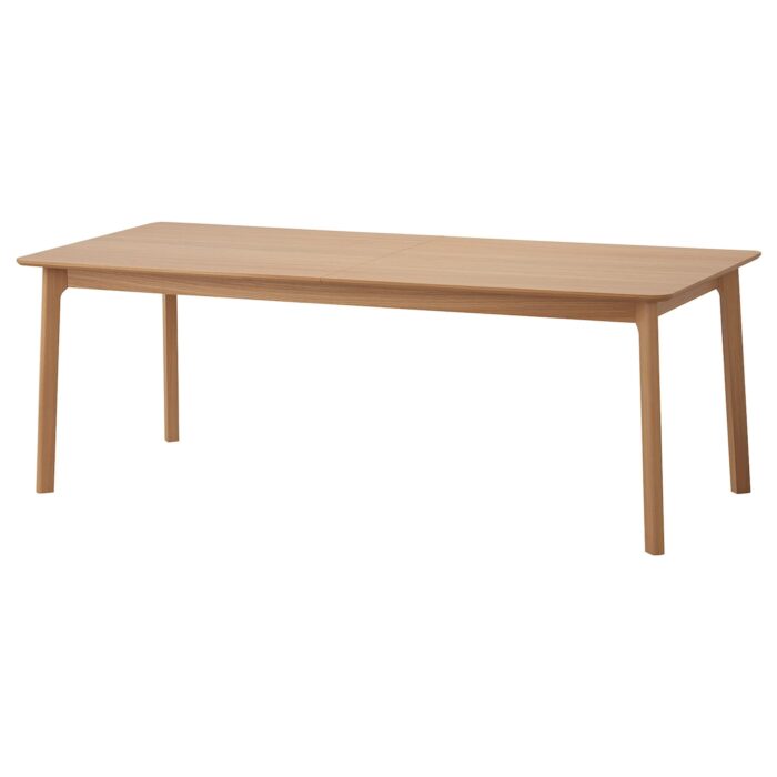 MELLANSEL Tavolo allungabile - impiallacciatura di rovere 220x95x75 cm