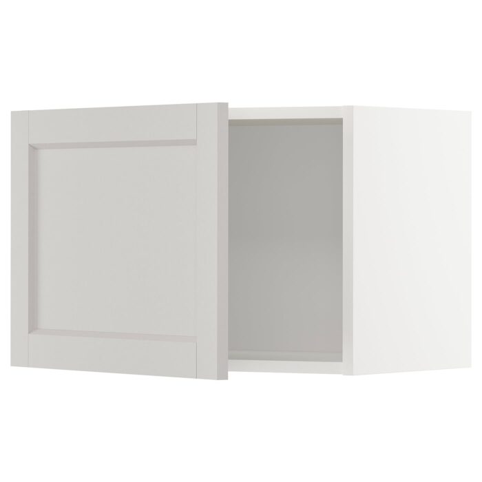 METOD Pensile - bianco/Lerhyttan grigio chiaro 60x40 cm