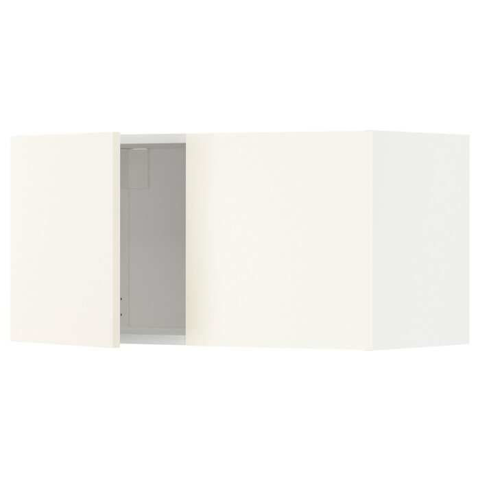 METOD Pensile con 2 ante - bianco/Vallstena bianco 80x40 cm
