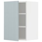 METOD Pensile con ripiani - bianco/Kallarp grigio-azzurro 40x60 cm