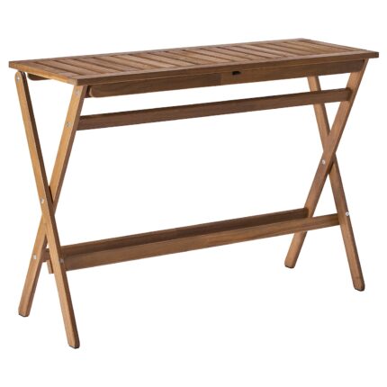 NÄMMARÖ Tavolo pieghevole - mordente marrone chiaro 108x37 cm