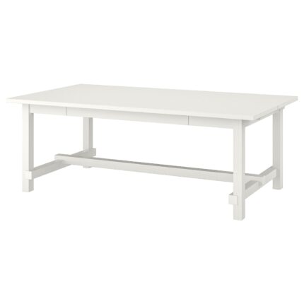 NORDVIKEN Tavolo allungabile - bianco 210/289x105 cm