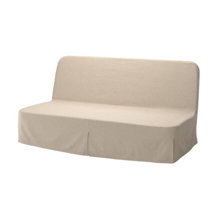 NYHAMN Divano letto a 3 posti - con materasso a molle/Naggen beige