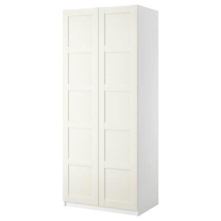 PAX / BERGSBO Combinazione di guardaroba - bianco/bianco 100x60x236 cm