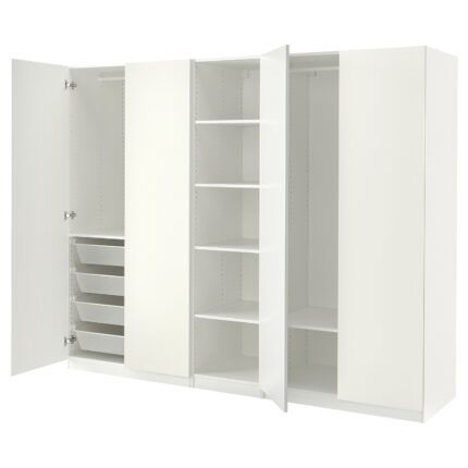 PAX / FORSAND Guardaroba - bianco/bianco 250x60x201 cm